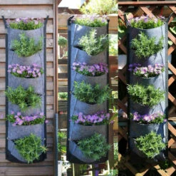 GTA Borse Per Fioriere Sospese Con 6 Tasche Vasi Da Fiori Per Giardinaggio Verticale Fioriera Borse Per Fioriere Sospese A Parete 42 X 12 Pollici, Nero - Nero 8 GTA Borse Per Fioriere Sospese Con 6 Tasche Vasi Da Fiori Per Giardinaggio Verticale Fioriera Borse Per Fioriere Sospese A Parete 42 X 12 Pollici, Nero - Nero -Vendite VIDAXL 86184111 4