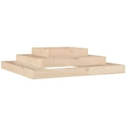 Fioriera 110x110x27 Cm In Legno Massello Di Pino VidaXL