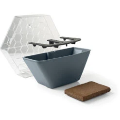 MODO GRIGIO SCURO, Vaso Da Interno Modulabile, Appendibile A Muro O Da Appoggio, MADE IN ITALY -Vendite VIDAXL 87213792 5