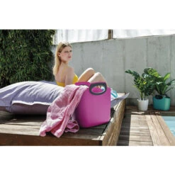 FOR2 FUCSIA, Borsa Multiuso In Plastica Indoor/outdoor, Con Manici, Semirigida, Made In Italy -Vendite VIDAXL 87213835 4