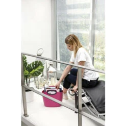 FOR2 FUCSIA, Borsa Multiuso In Plastica Indoor/outdoor, Con Manici, Semirigida, Made In Italy -Vendite VIDAXL 87213835 5