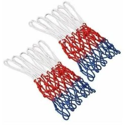 Rete Da Basket Professionale Da 2 Pezzi, Rete Di Ricambio Per Pallacanestro, Rete Da Canestro Da Basket, Canestro Da Basket, 3 Colori, Rete Da Canestro Da Basket All'aperto -Vendite VIDAXL 87411562 2