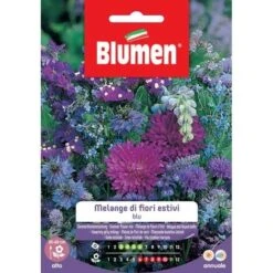 Blumen. Semi Di Melange Di Fiori Estivi Blu