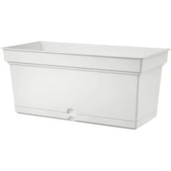 Teraplast Vaso Fioriera Aqua Elements 78 Bianco Plastica Riciclabile 78x38xh38cm