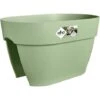 ELHO VASO VIBIA CAMPANA FLOWER BRIDGE 40CM VERDE PISTACCHIO