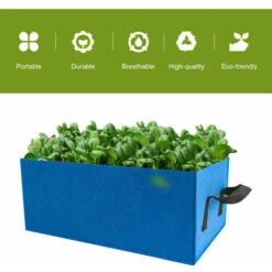 Rettangolare Giardino Grow Borse Fioriera Fioriera Aiuole Coltivazione Vasi Con Manici Feltro Traspirante Fioriera Borse Per Carote Cipolle Erbe Fiori Verdure 482412 PolliciNero 9 Rettangolare Giardino Grow Borse Fioriera Fioriera Aiuole Coltivazione Vasi Con Manici Feltro Traspirante Fioriera Borse Per Carote Cipolle Erbe Fiori Verdure 482412 PolliciNero -Vendite VIDAXL 89824260 5