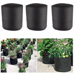 Confezione Da 5 Sacchetti Da Coltivazione Da 2 Galloni, Resistenti E Traspiranti, In Tessuto Non Tessuto, Per Vasi Per Piante, Per Piantare Piante Da Giardino -Vendite VIDAXL 89824703 5