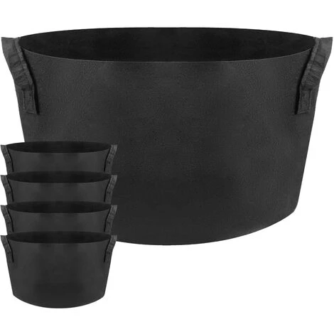 PrixPrime - Vaso In Tessuto Geotessile Per Piante In Crescita 115 Litri 5 Unità 1 PrixPrime - Vaso In Tessuto Geotessile Per Piante In Crescita 115 Litri 5 Unità