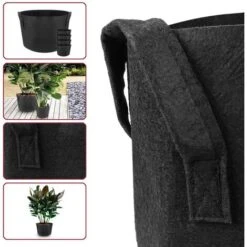 PrixPrime - Vaso In Tessuto Geotessile Per Piante In Crescita 115 Litri 5 Unità 7 PrixPrime - Vaso In Tessuto Geotessile Per Piante In Crescita 115 Litri 5 Unità -Vendite VIDAXL 90821074 3