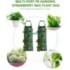 1 Borsa Verticale Per La Coltivazione Di Fragole, Da Appendere Alla Parete Da Giardino, 8 Vasi Per Piante, Borsa Per Fioriera