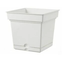 Vaso Quadrato Still Elements In Plastica Colorati Da Esterno Per Fiori E Piante -Scarlet / 38 Cm -Vendite VIDAXL 93995796 3