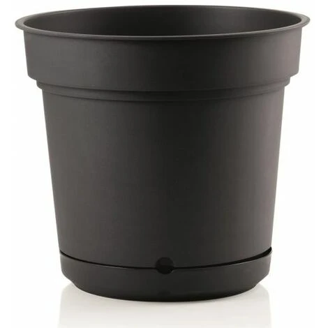 Vaso Tondo Con Sottovaso Hydral Element Per Fiori E Piante -18 Cm / Scarlett 4 Vaso Tondo Con Sottovaso Hydral Element Per Fiori E Piante -18 Cm / Scarlett - immagine 4