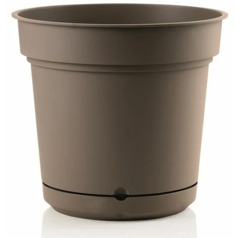 Vaso Tondo Con Sottovaso Hydral Element Per Fiori E Piante -18 Cm / Scarlett 5 Vaso Tondo Con Sottovaso Hydral Element Per Fiori E Piante -18 Cm / Scarlett - immagine 5