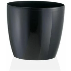 Vaso Tondo Madeira Luxy Colour In Plastica Colorati Da Esterno E Giardino Fiori Piante -11 Cm / Oliva -Vendite VIDAXL 93995997 3