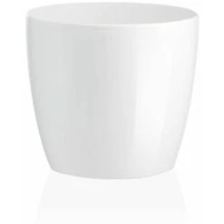 Vaso Tondo Madeira Luxy Colour In Plastica Colorati Da Esterno E Giardino Fiori Piante -11 Cm / Oliva -Vendite VIDAXL 93995997 4