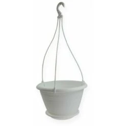 Vaso Da Appendere Con Gancio E Riserva D'acqua Per Balcone Elements Air Per Fiori E Piante -Bruno -Vendite VIDAXL 93996047 5