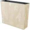 Prosperplast POT EFFETTO BETON CASE URBI, Con Deposito, Dimensioni 580x180x498 Mm, Colore Crema