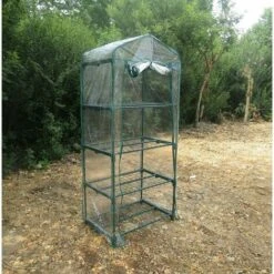 69x49x160cm Mini Copertura Per Serra, Copertura Per Serra Da Giardino Impermeabile Anti-UV, Copertura Di Ricambio Per Serra Da Interno Portatile Per Semi In Crescita, Piantine, Piante -Vendite VIDAXL 95707118 3