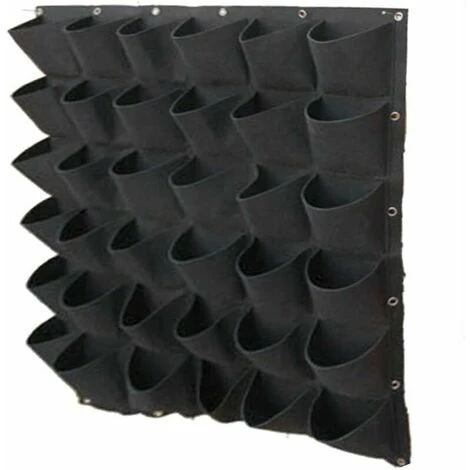 18/36 Tasche Borsa Per Piante Da Parete - Borsa Per Piantare Verticale - Fioriera Da Appendere - Parete Per Piante Da Esterno - Resistente Ed Ecologica In Feltro Morbido Da Giardino 1 18/36 Tasche Borsa Per Piante Da Parete - Borsa Per Piantare Verticale - Fioriera Da Appendere - Parete Per Piante Da Esterno - Resistente Ed Ecologica In Feltro Morbido Da Giardino