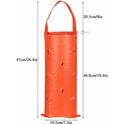 Sacco Per Piante Da Parete Sacco Per Piante Da Appendere Sacco Per Coltivazione Di Piante Fioriera Da Parete Verticale Fioriera Per Interni Ed Esterni Per Casa, Ufficio E Giardinaggio Domestico Con (a -Vendite VIDAXL 95746491 4