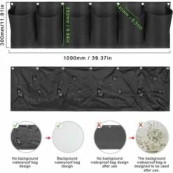 Borsa Per Piante Da Giardino Fioriera Da Parete Fioriera Da Appendere In Verticale Vaso Da Balcone Vaso Da Fiori Da Appendere All'aperto Per Interni 6 Tasche (nero) 2 Pezzi 7 Borsa Per Piante Da Giardino Fioriera Da Parete Fioriera Da Appendere In Verticale Vaso Da Balcone Vaso Da Fiori Da Appendere All'aperto Per Interni 6 Tasche (nero) 2 Pezzi -Vendite VIDAXL 95773218 3