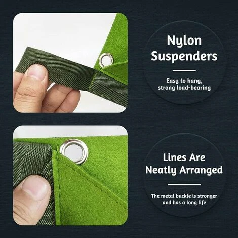 2 Pezzi Sacchetti Per Piante, Sacchetti Per Piante Da Appendere 7 Sacchetti Da Appendere Per Vaso Da Fiori Borsa Per Piantare Verticale Borse Per Piantare Da Parete Fioriere Da Parete Verticale Per Pi 4 2 Pezzi Sacchetti Per Piante, Sacchetti Per Piante Da Appendere 7 Sacchetti Da Appendere Per Vaso Da Fiori Borsa Per Piantare Verticale Borse Per Piantare Da Parete Fioriere Da Parete Verticale Per Pi - immagine 4