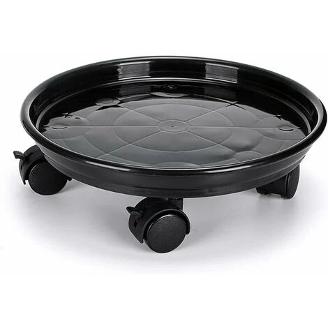 Supporto Per Vasi Da Fiori Arrotolabile, Supporto Per Piante Arrotolabile, Supporto Per Piante Con Ruota Universale Per Piante Da Interno Ed Esterno, Capacità Di Carico 60 Kg, Nero 1 Supporto Per Vasi Da Fiori Arrotolabile, Supporto Per Piante Arrotolabile, Supporto Per Piante Con Ruota Universale Per Piante Da Interno Ed Esterno, Capacità Di Carico 60 Kg, Nero