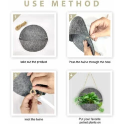 Tridimensionale Verticale Giardinaggio Domestico Greening Wall Felt Plant Grow Bag Grigio 2 -Vendite VIDAXL 96194770 5