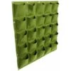 Borsa Da Coltivazione Verticale Da 25 Tasche, Fioriera Sospesa Per La Decorazione Di Giardini Esterni (verde)