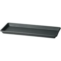 Sottovaso Cassettone Basic Per Fiori E Piante Da Giardino -50 Cm / Antracite