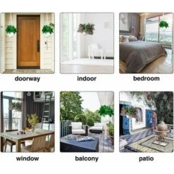 Cesto Per Piante Sospese In Macramè, Per Interni Ed Esterni, Per Giardino, Per Fioriere Sospese (confezioni Da 2) -Vendite VIDAXL 96838367 3