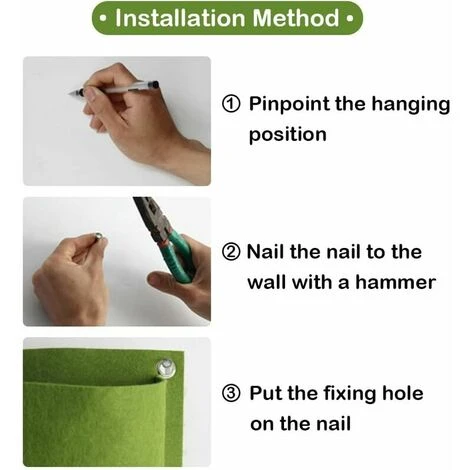 Borsa Per La Coltivazione Di Piante, Borse Per La Coltivazione Di Piante Fioriera A Parete Per Giardino In Cortile Decorazione Per La Casa Protezione Per Piante 4 Borsa Per La Coltivazione Di Piante, Borse Per La Coltivazione Di Piante Fioriera A Parete Per Giardino In Cortile Decorazione Per La Casa Protezione Per Piante - immagine 4