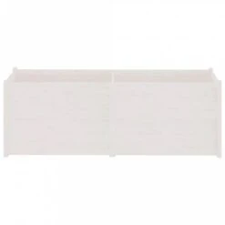 Fioriera Da Giardino Bianca 200x50x70 Cm In Legno Di Pino -Vendite VIDAXL 97217243 4