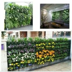 Sacco Per Piante Da Parete Con 36 Tasche - Sacco Per Piante Verticali - Fioriera Di Design Da Appendere - Parete Per Piante Da Esterno - Feltro Ecologico Resistente Da Parete Da Giardino Nero -Vendite VIDAXL 97871957 4