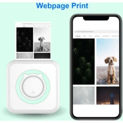 Stampante Fotografica All-in-one Stampante Portatile Multifunzione Mini Stampante Istantanea Wireless Supporto Connessione BT Per Smartphone Con 11 Rotoli Di Carta 57mm Compatibile Con IOS AndroidBlue -Vendite VIDAXL 97904483 4