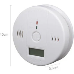 Rilevatore Di Allarme Monossido Di Carbonio Rilevatore Di Allarme CO Alimentato A Batteria Con Display LCD Avviso Vocale Bianco Bianco -Vendite VIDAXL 97904537 5