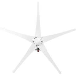 Generatore Eolico 12V 1200W Con Regolatore Di Carica 5 Pale Kit Generatore Eolico Minitipo Tipo S Mulino A Vento A Energia Trasparente Per Autostrade Domestiche Barche Bianco -Vendite VIDAXL 97904566 3