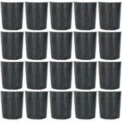 300pcs Vivaio Vasi Per Piante Principiante Degradabile Vaso Di Plastica Nutriente Giardino Vaso Di Fiori Attrezzo Da Giardino Per Piante Grasse Talee Piantine 12x12 Cm