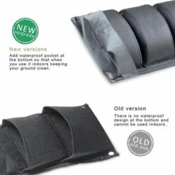 Borse Per Piante Aggiornate 7 Tasche Fioriere Da Parete Verticali Borse Da Appendere Alla Parete Per Piante Da Recinzione Da Giardino -Vendite VIDAXL 98144992 3