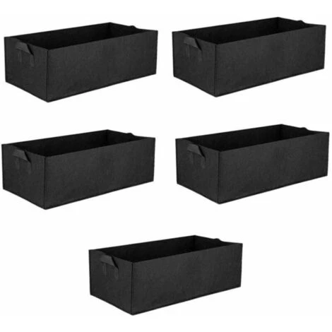 Borsa Per Coltivazione Rettangolare, 5 Pezzi Borse In Feltro Per Fioriere Piantare Crescere Vasi Per Piante In Tessuto Con Manici Contenitore Per Vasi Per Piante Da Esterno Per Piantare Giardini, 6030 1 Borsa Per Coltivazione Rettangolare, 5 Pezzi Borse In Feltro Per Fioriere Piantare Crescere Vasi Per Piante In Tessuto Con Manici Contenitore Per Vasi Per Piante Da Esterno Per Piantare Giardini, 6030