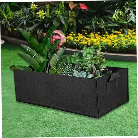 Borsa Per Coltivazione Rettangolare, 5 Pezzi Borse In Feltro Per Fioriere Piantare Crescere Vasi Per Piante In Tessuto Con Manici Contenitore Per Vasi Per Piante Da Esterno Per Piantare Giardini, 6030 4 Borsa Per Coltivazione Rettangolare, 5 Pezzi Borse In Feltro Per Fioriere Piantare Crescere Vasi Per Piante In Tessuto Con Manici Contenitore Per Vasi Per Piante Da Esterno Per Piantare Giardini, 6030 - immagine 4