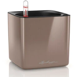 LECHUZA Vaso Da Fiori Multicolore 14 Lucido Cube Crema Di Cashmere -Vendite VIDAXL 98732660 5