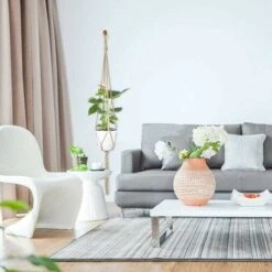 Set Di 2 Appendini Per Piante Da Appendere A Parete Fioriera Da Appendere Per Fiori Porta Piante Stile Boho Corda Di Cotone Per Interni Esterni (90 Cm) 7 Set Di 2 Appendini Per Piante Da Appendere A Parete Fioriera Da Appendere Per Fiori Porta Piante Stile Boho Corda Di Cotone Per Interni Esterni (90 Cm) -Vendite VIDAXL 99782074 3